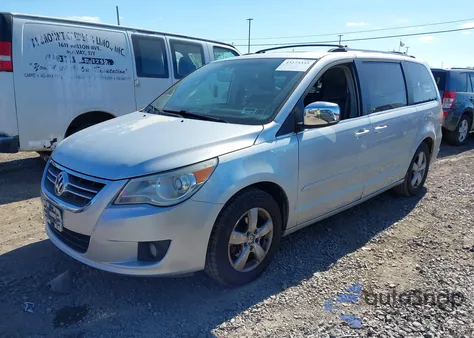 2009 Volkswagen Routan Sel Premium from USA, damaged, VIN 2V8HW64X19R556238